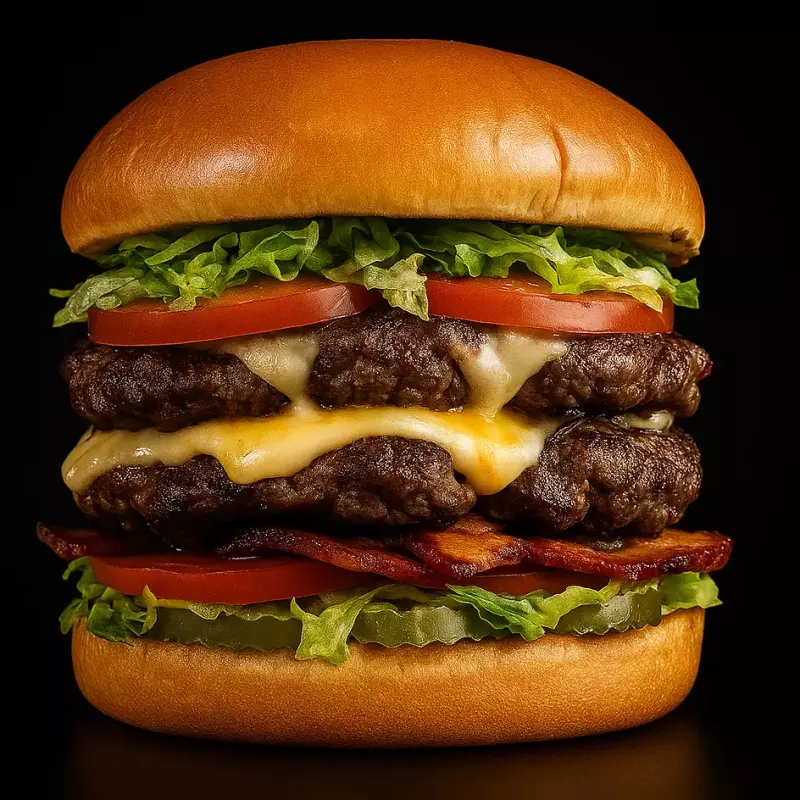 HAMBURGUESA DOBLE CARNE