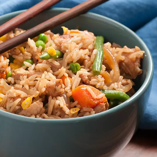 Arroz de Pollo al Wok