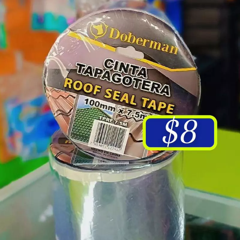 Cinta tapagotera. 7,5cm/10cm
