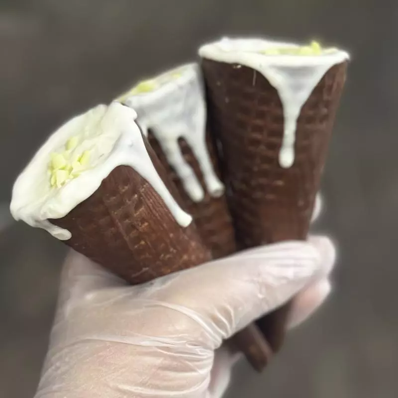 Cone Pistachudo c/ Nutella