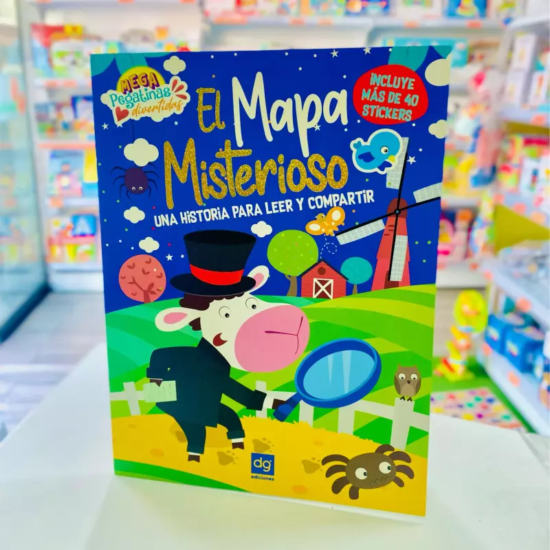 EL MAPA MISTERIOSO - MEGA PEGATINAS