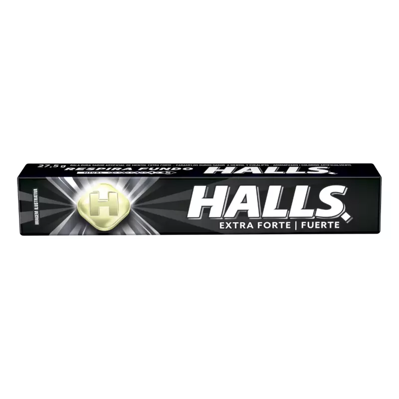 Halls Extra Forte Preto 27,5G