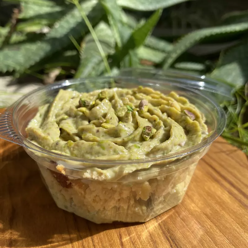 Bolo de pistache congelado