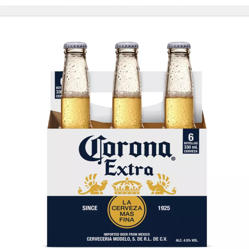 Sixpack Cerveza Corona Extra 330cc