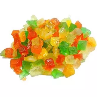 Frutas cristalizadas