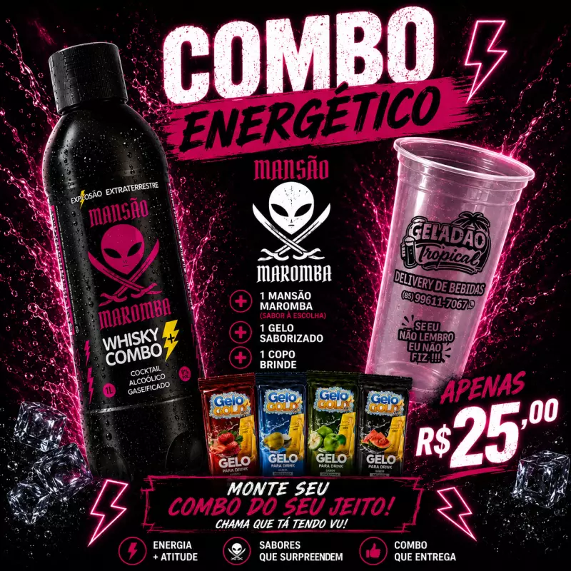 Combo Energético  Mansão