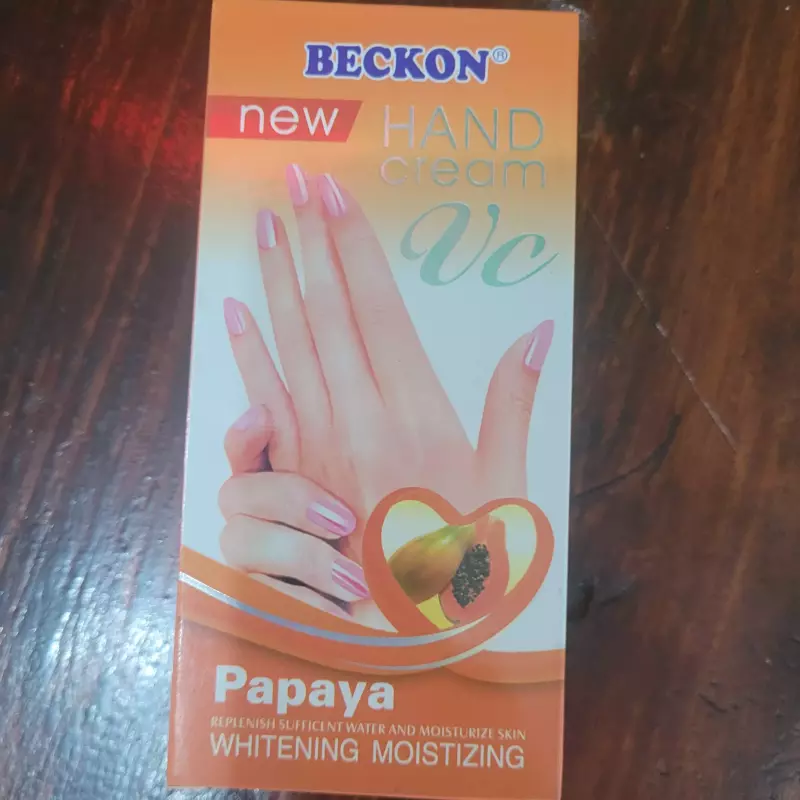 Beckon: crema de manos papaya