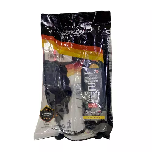 EXTENSAO 2 METROS NATICON PRETA