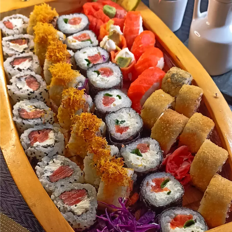 48 Piezas todo Salmon