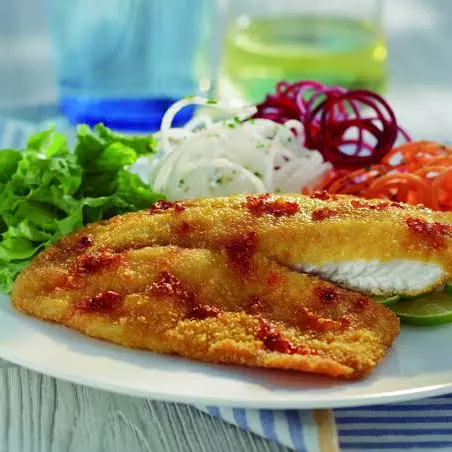 Filete de pescado empanizado