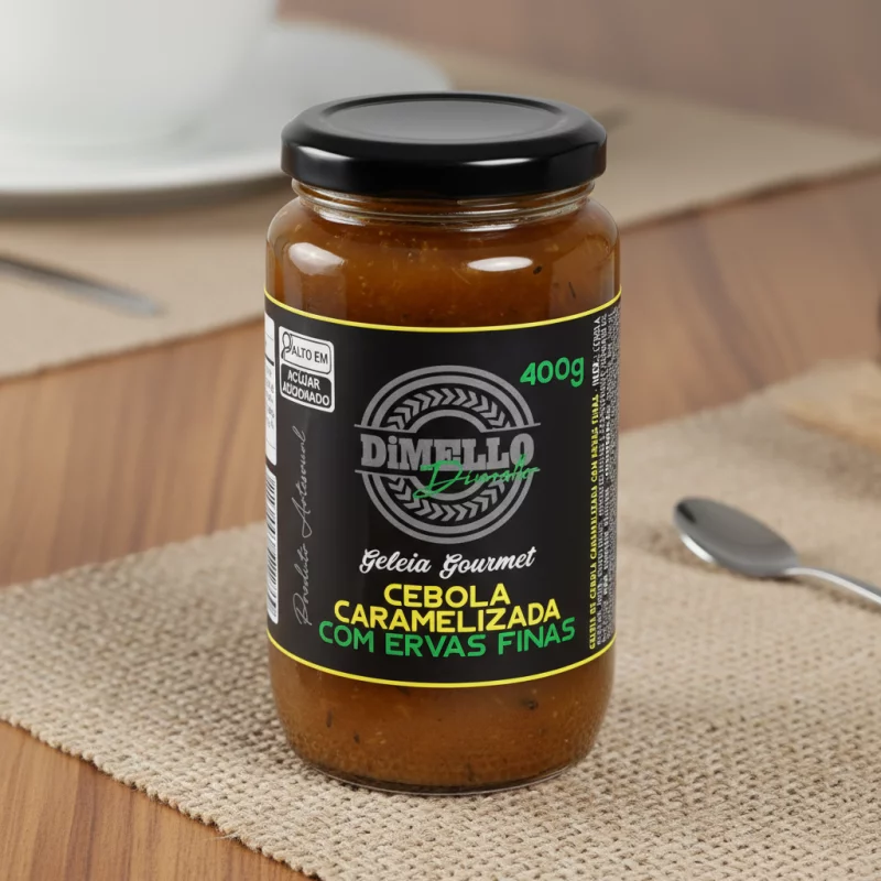 Geleia  Cebola Caramelizada com Erv