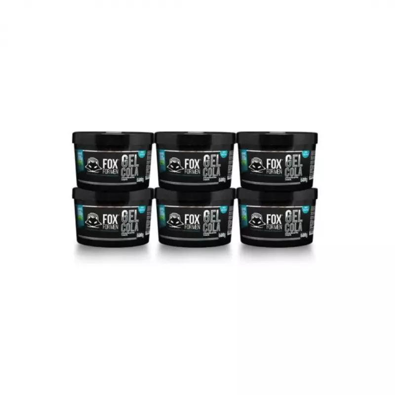 Gel Cola 600g Fox For Men 12 Unidade