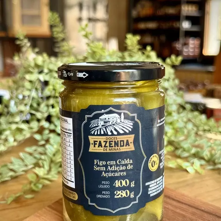 Doce de figo em calda diet