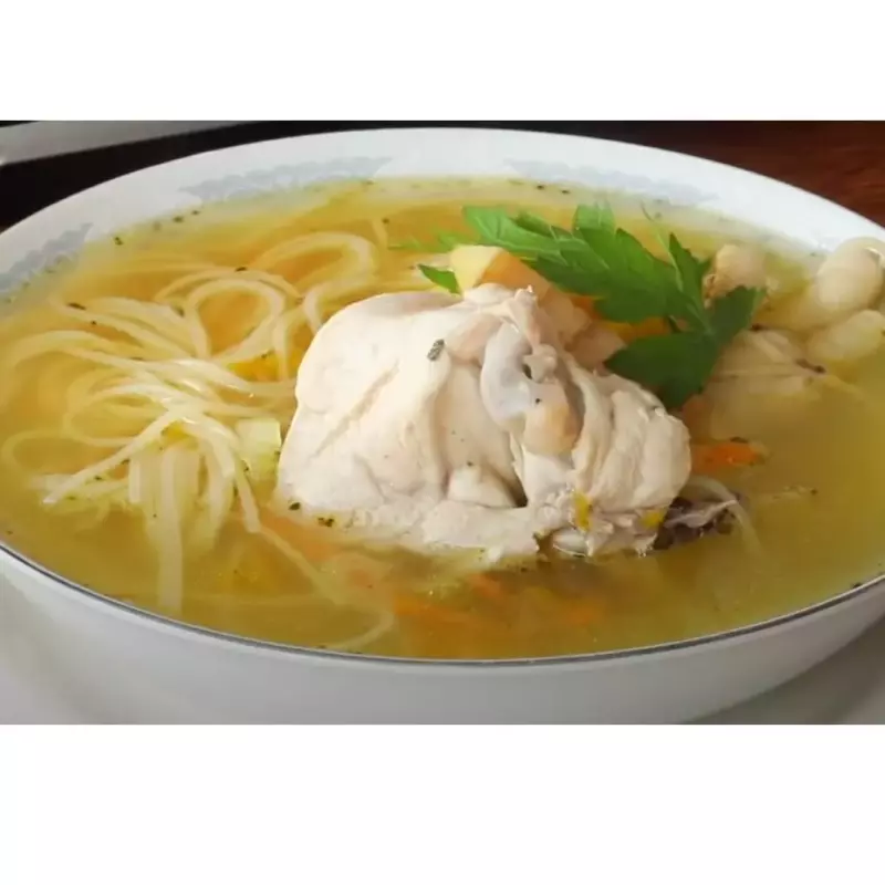 SOPA DIETA DE POLLO