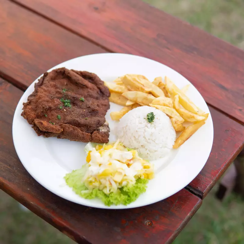 Chuleta de cerdo o pollo