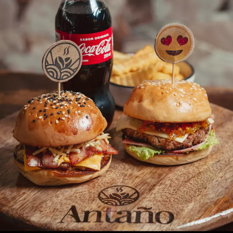 Mini hamburguesas emojis