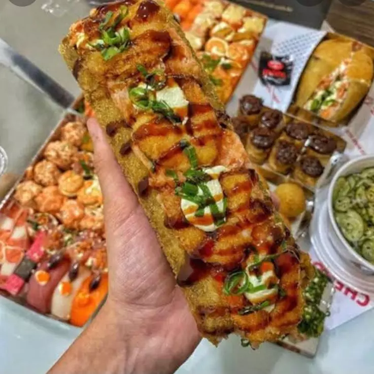 Dog camarão empanado