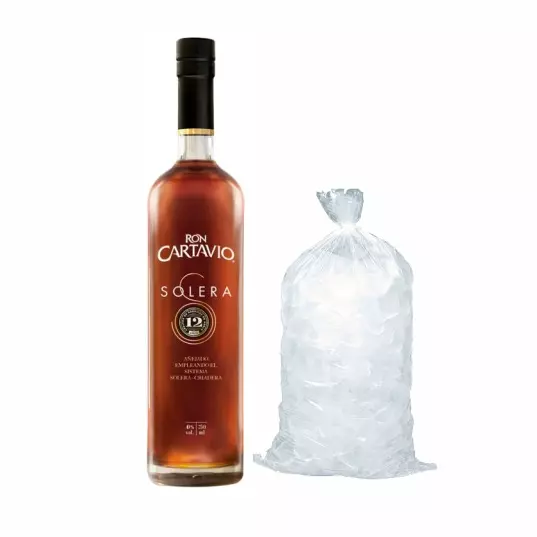 CARTAVIO SOLERA 12 AÑOS 750ML +HIELO