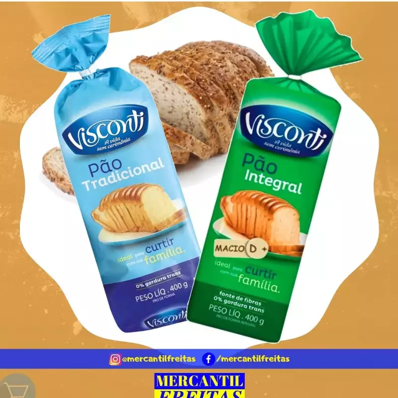 PÃO DE FORMA VISCONTI 400G