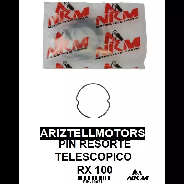 PIN RESORTE TELESCOPICO RX 100 NKM
