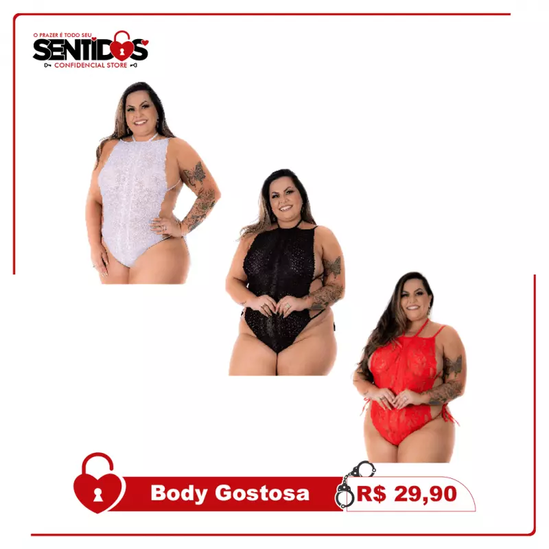 Mini Body Gostosa Plus Size PRETO
