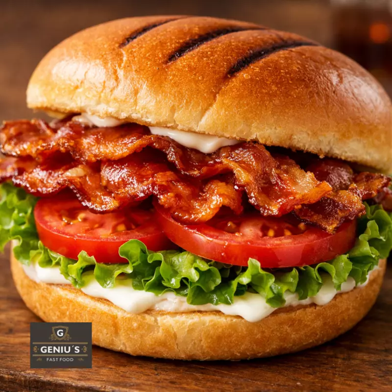 BLT - Pão, bacon, alface e tomate