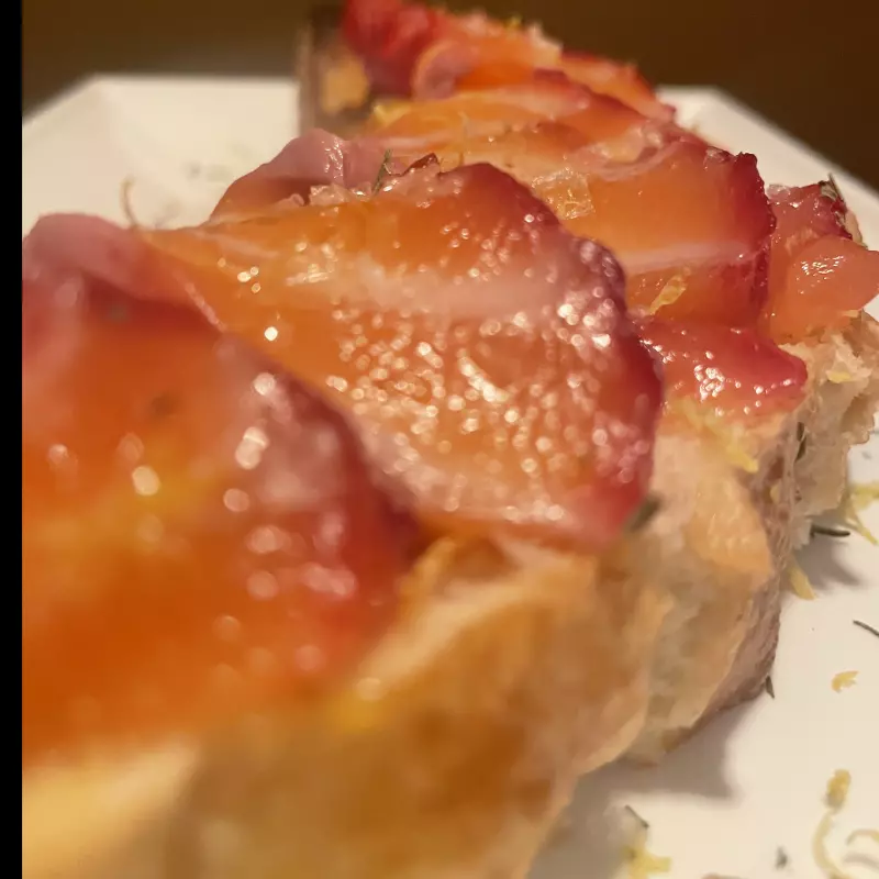 Brusqueta de Salmão Curado