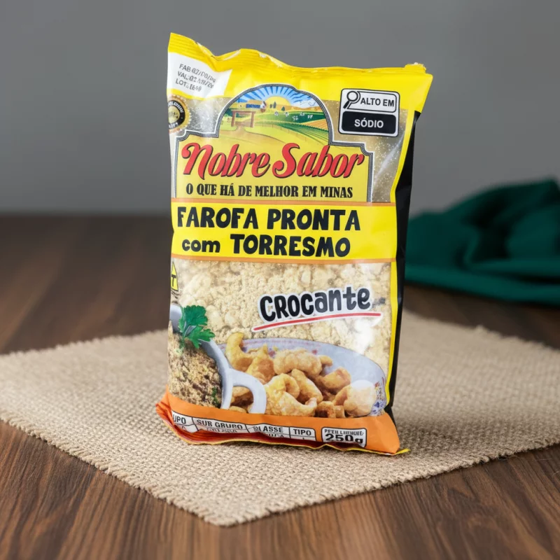 Farofa Torresmo Crocante Nobre Sabor