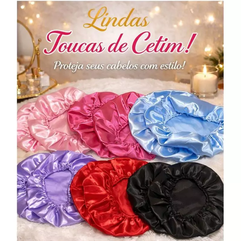 Kit Touca de Cetim