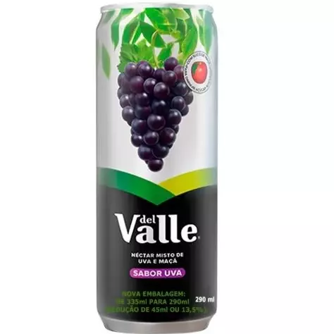 Suco Del Valle Uva Lata 290 ml