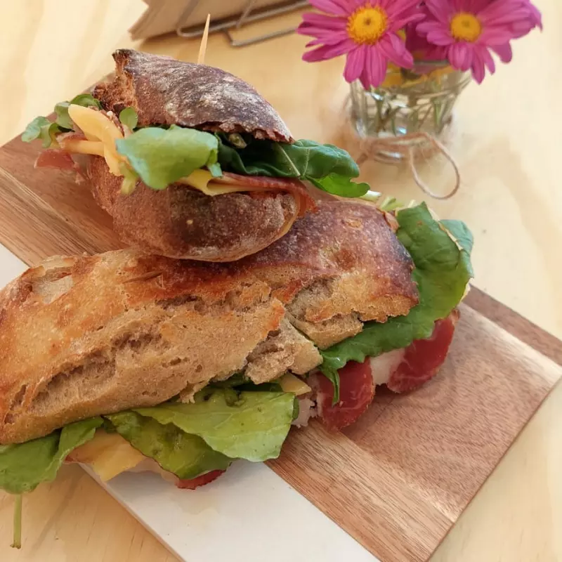 Sándwich Lupina / jamon crudo