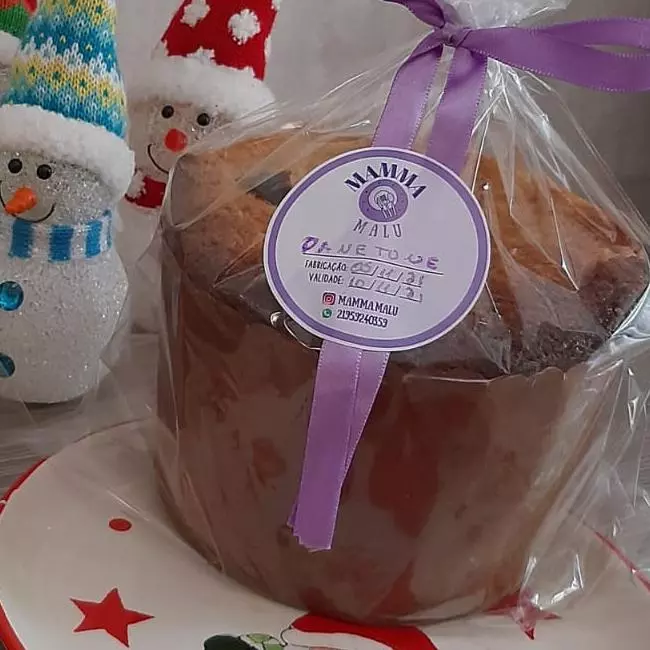 Panetone de chocolate