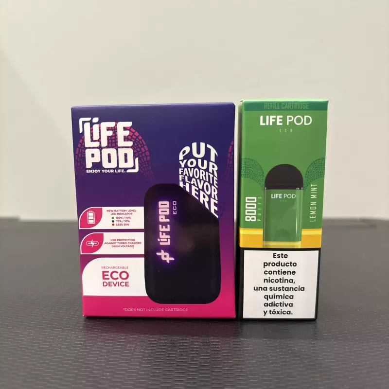 KIT LIFE POD ECO 1 LIMÃO/HORTELÃ