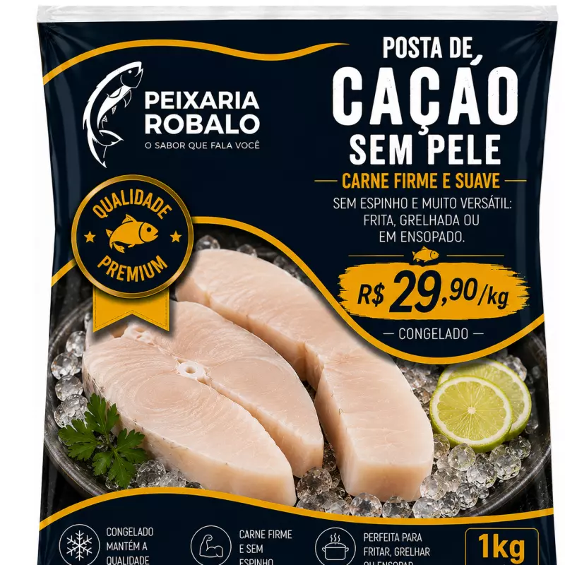 Posta de Cação sem Pele