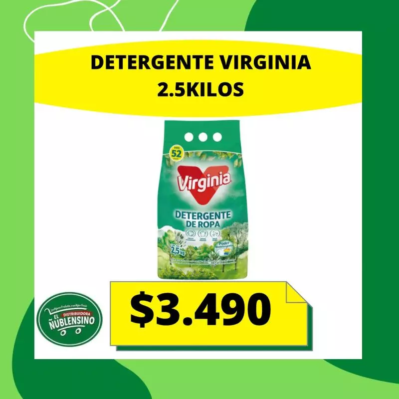 Detergente Virginia 2.5 kilos