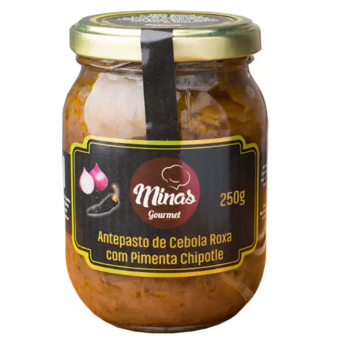 ANTEPASTO DE CEBOLA ROXA COM CHIPOTL