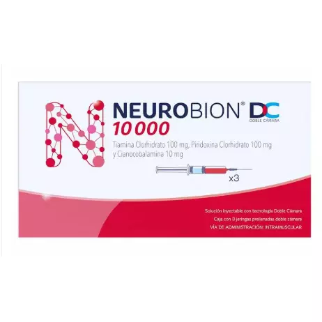 NEUROBION DC 10000 3 AMPOLLAS INYEC.