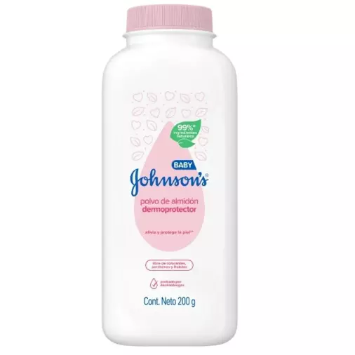 TALCO JJ BABY POLVO DE ALMIDON 200 G