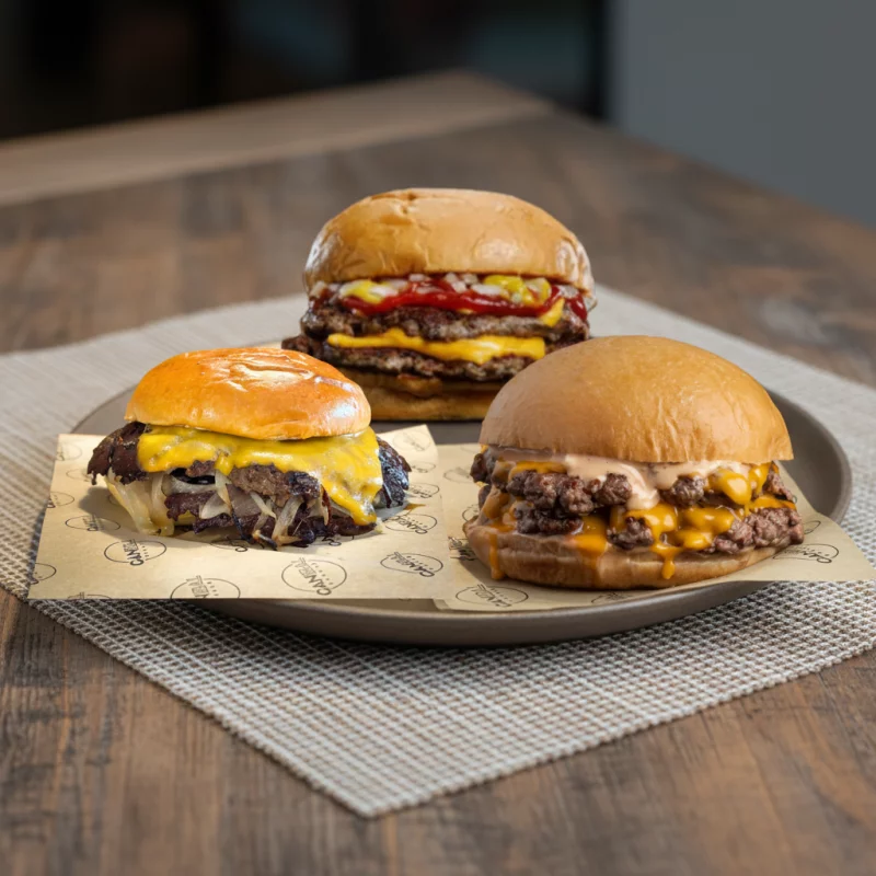 Burger Doble a Elección + Papas