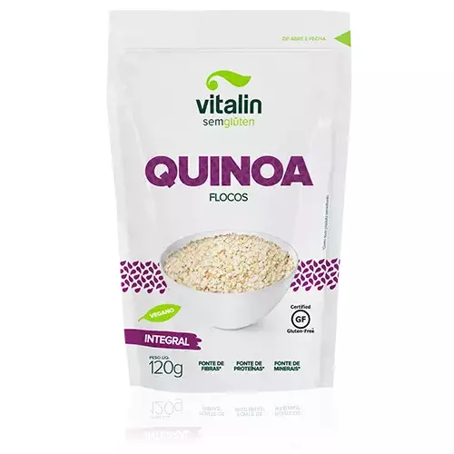 Quinoa em Flocos Sem Glúten 120g