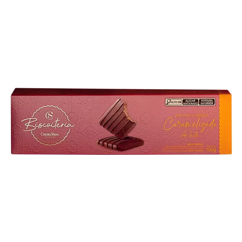 Biscoito Caramelizado ao Leite 100g