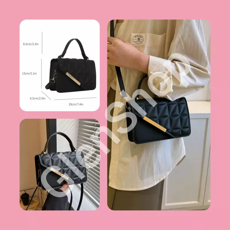 Bolso de mano acolchado