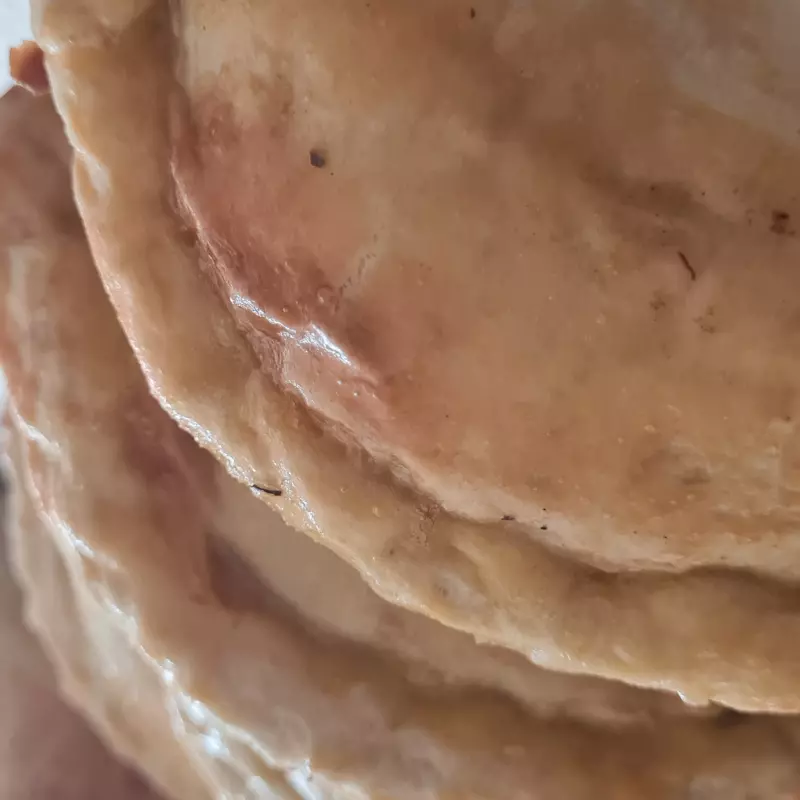 Pastel forno de carne seca