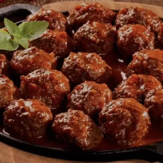 750g almôndegas com guarn