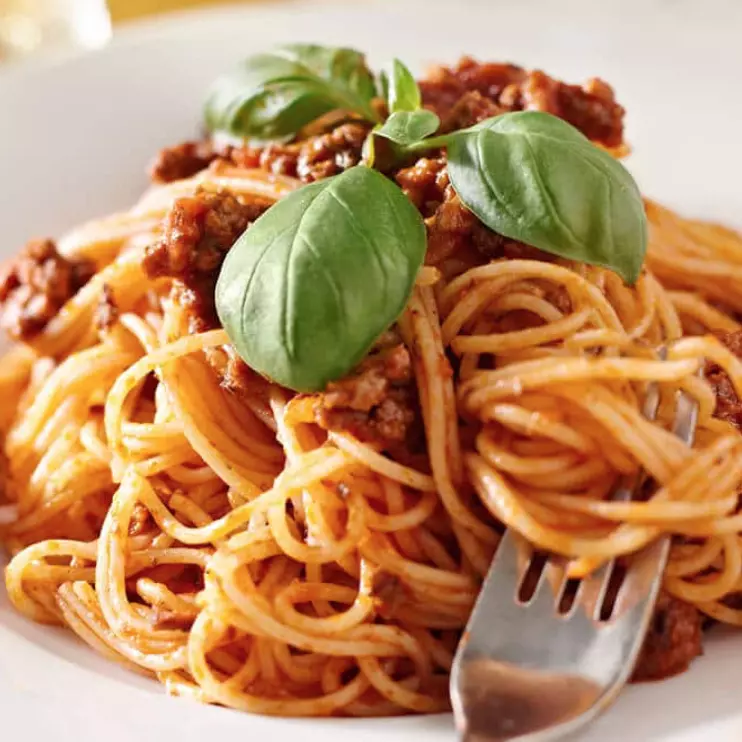 Tallarines a la Bolognesa