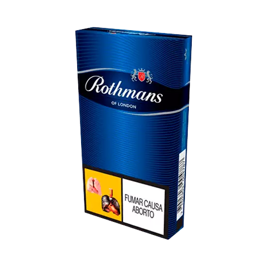 Cigarrillo Rothmans azul