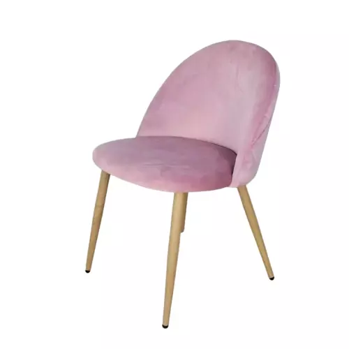 Silla Paris Pata Simil madera Rosa