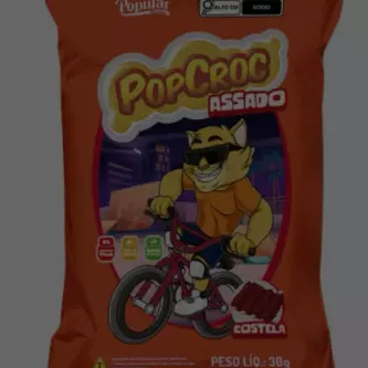 Salgadinho 30g sabor costela 🧡