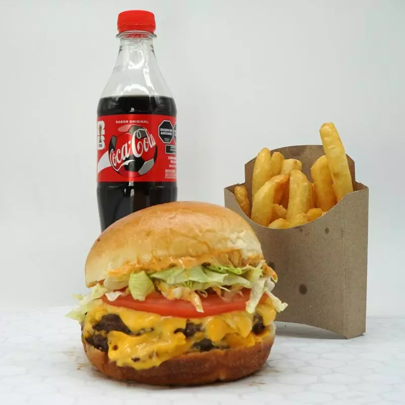 Combo Fresh Doble + papas + bebida