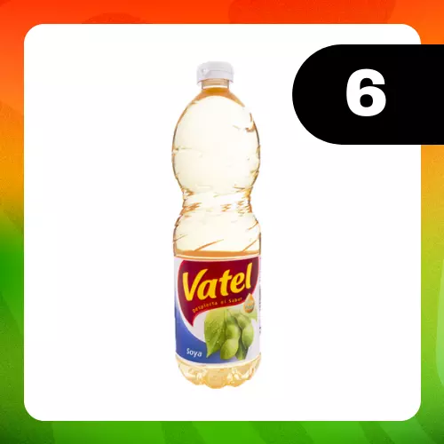 Medio Bulto Vatel Aceite Soya 800ml